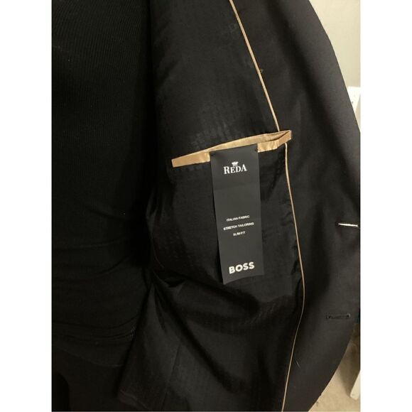 New. Hugo Boss SLIM-FIT JACKET IN A VIRGIN-WOOL BLEND. 42 Regular - Picture 12 of 15